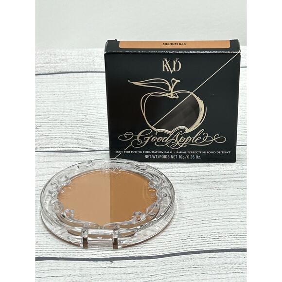 KVD Beauty Good Apple Skin-Perfecting Foundation Balm Medium 045 10g / 0.35 oz - Picture 2 of 7